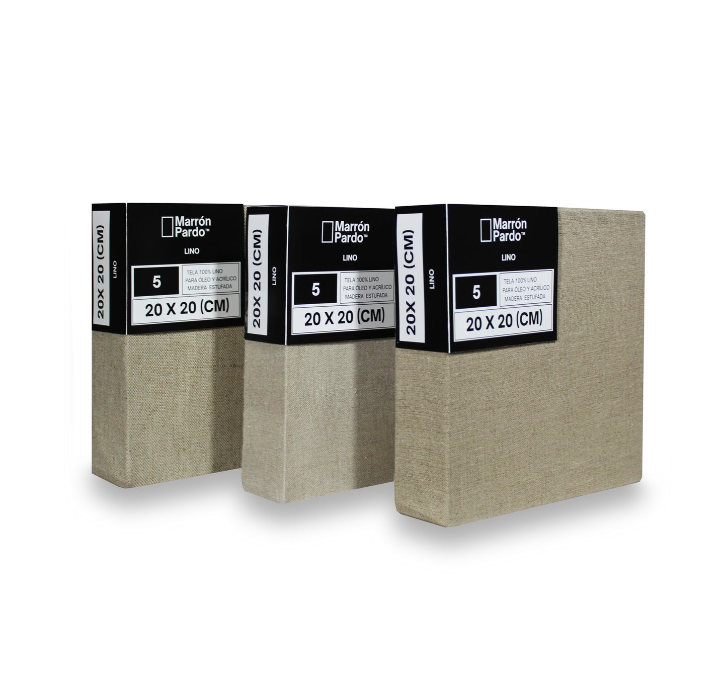 Bastidor Cuadrado Y Rectangular Con Lino Crudo