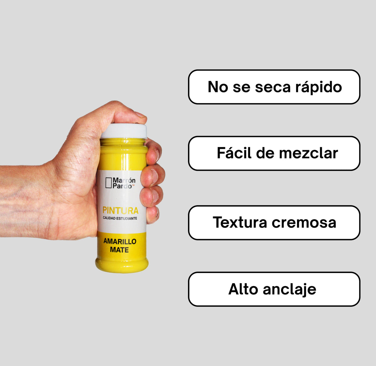 Reseña sobre las pinturas acrílicas Marrón Pardo