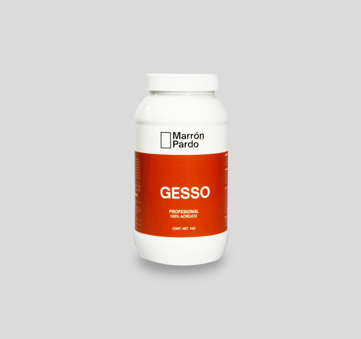 Gesso profesional para imprimar tus superficies — Marrón Pardo