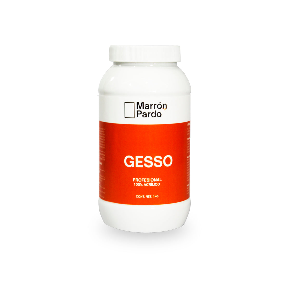 Gesso profesional Marrón Pardo para preparar lienzos