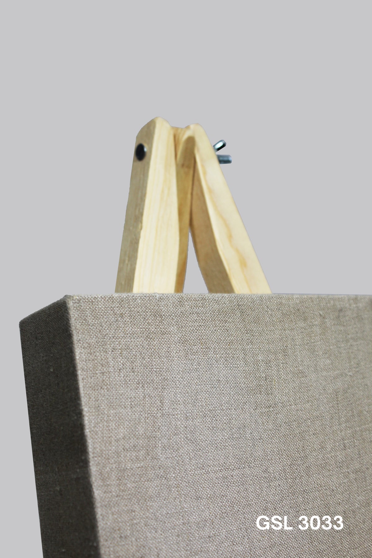 Lino polaco GSL3033 240 g/m² para bastidor — Marrón Pardo