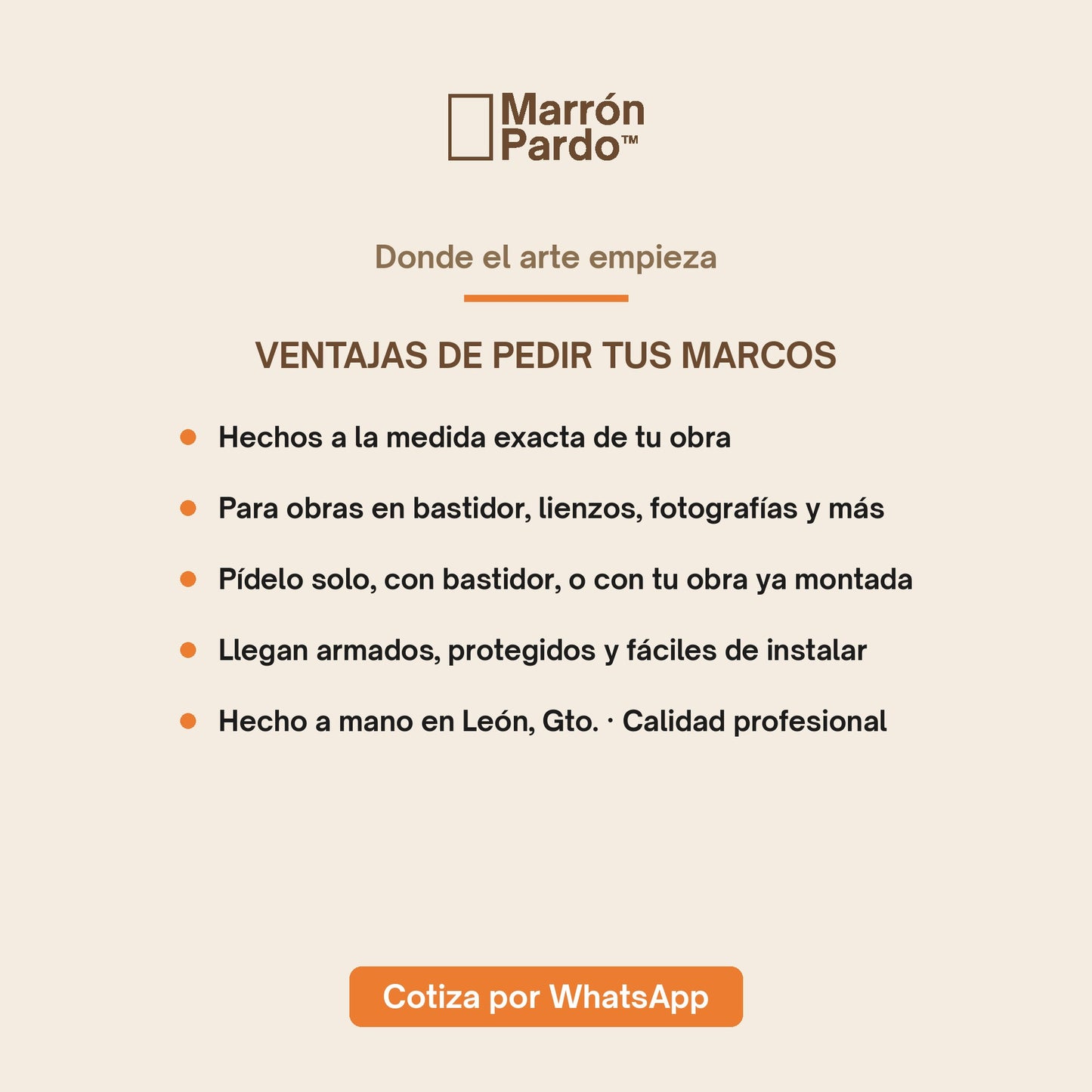 Marco Moldura 28 a Medida | Perfil Grueso para Bastidores